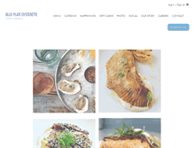 Tablet Screenshot of blueplateoysterette.com